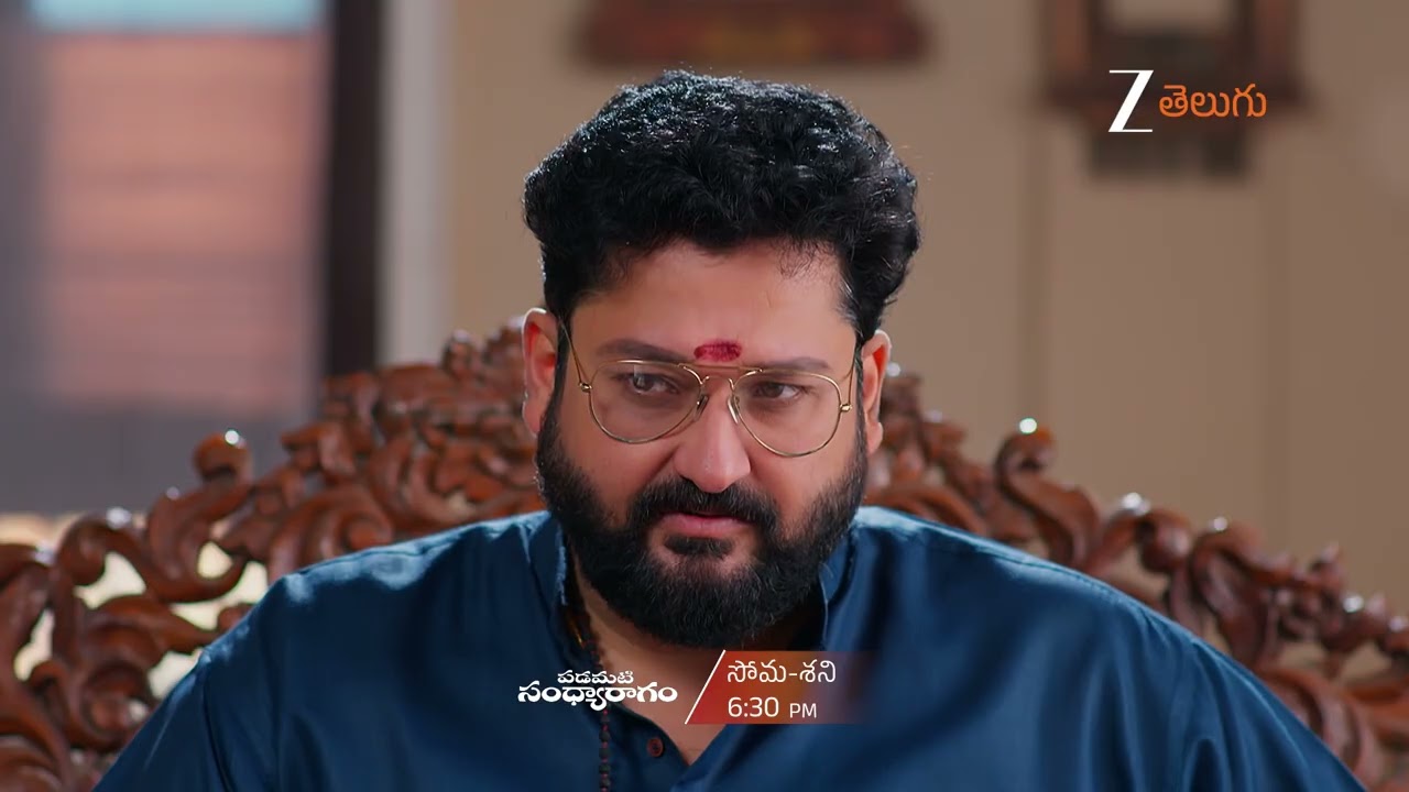 Padamati Sandhya Ragam Promo - 9 Jan 2026 - Mon to Sat at 6:30 PM - Zee Telugu