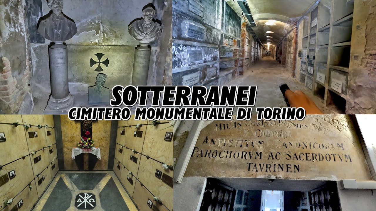 I MISTERIOSI SOTTERRANEI DEL CIMITERO MONUMENTALE DI TORINO: UN LABIRINTO LUNGO CHILOMETRI!
