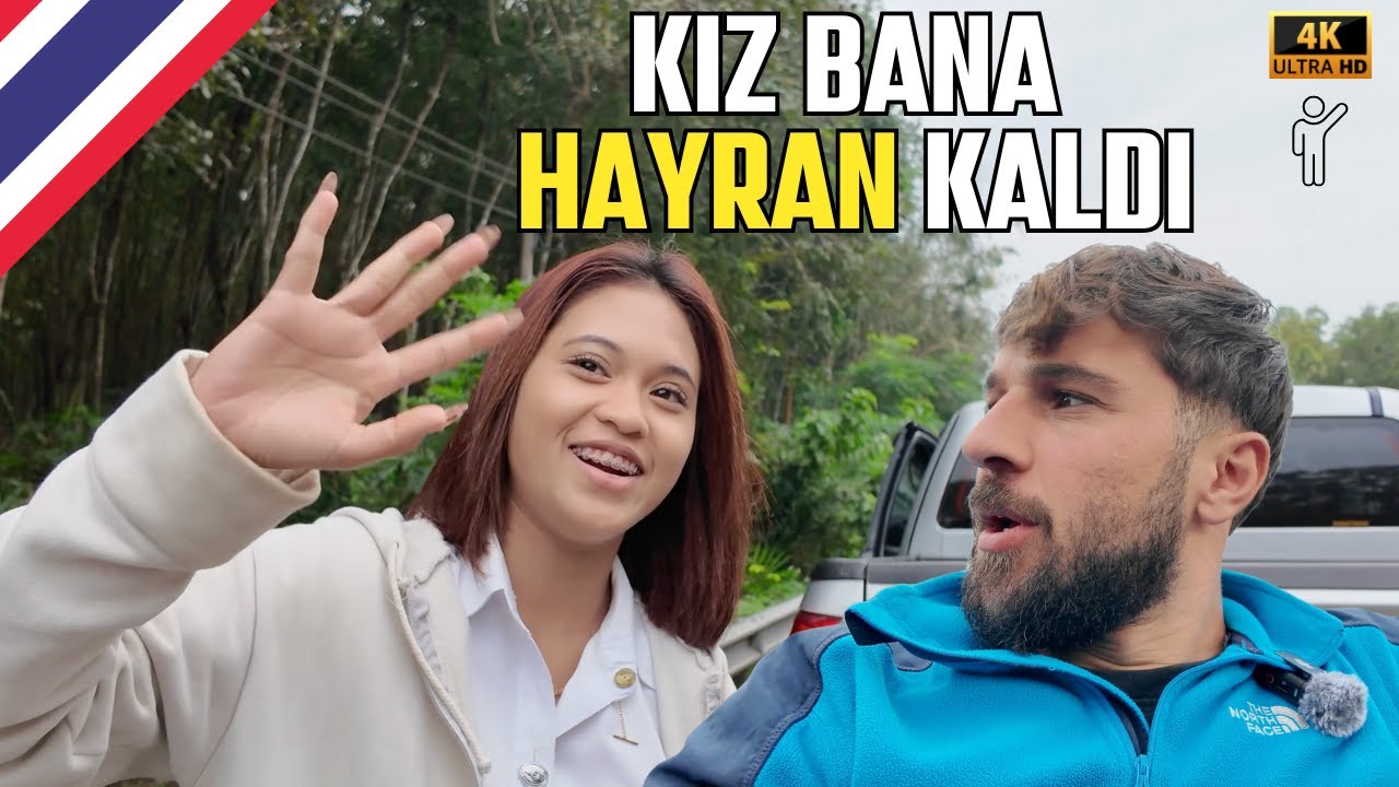 TAYLAND'lı KIZ GÖZLERİNİ BENDEN ALAMADI.. TAYLAND'da otostop çekmek! •57