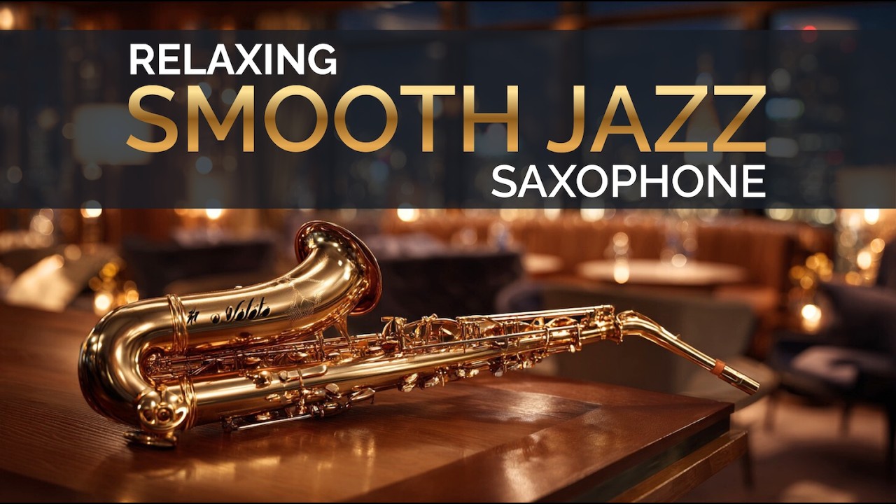 Relaxing Smooth Jazz Saxophone 🎷 | Late Night Lounge BGM for Study, Work & Chill