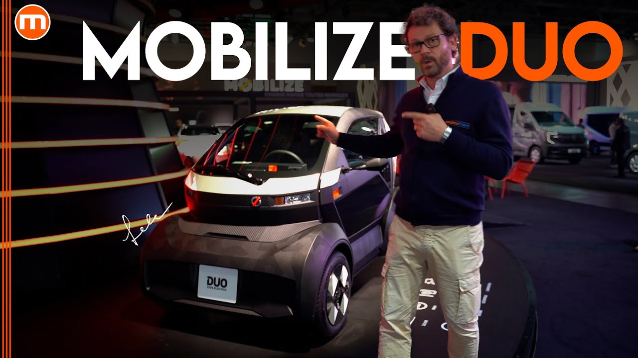 Mobilize Duo | Dal salone auto Parigi 2024 la microcar biposto elettrica guidabile anche a 14 anni