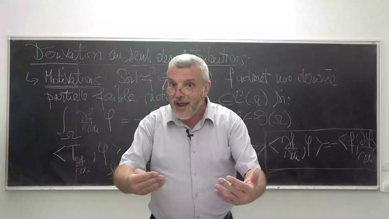 AMEDP Cours 31 - La dérivation au sens des distributions