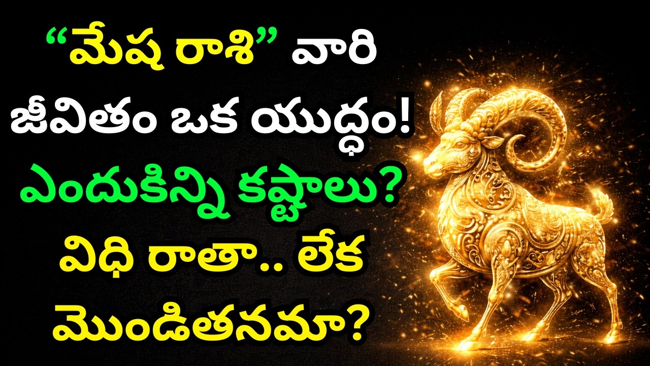 Mesha rasi lakshanalu in telugu|Mesha rasi characteristics in telugu 2026 to 2027