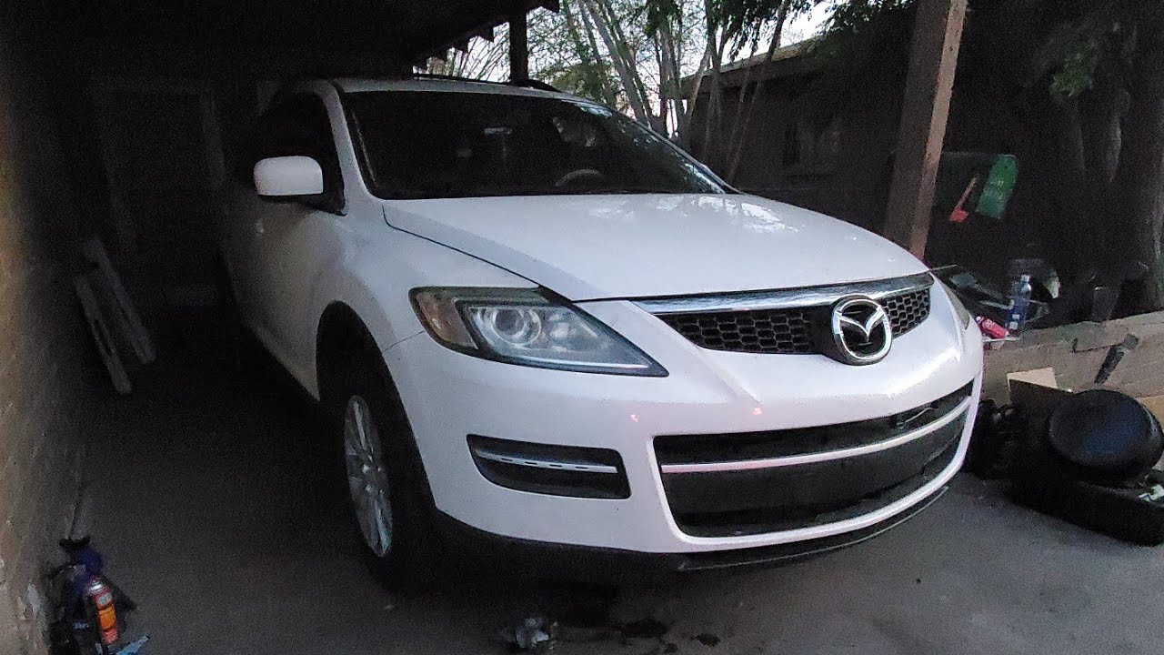 2007 2013 mazda cx9 3.7 pt1 como poner a tiempo la cadena  para cambiar la bomba de agua