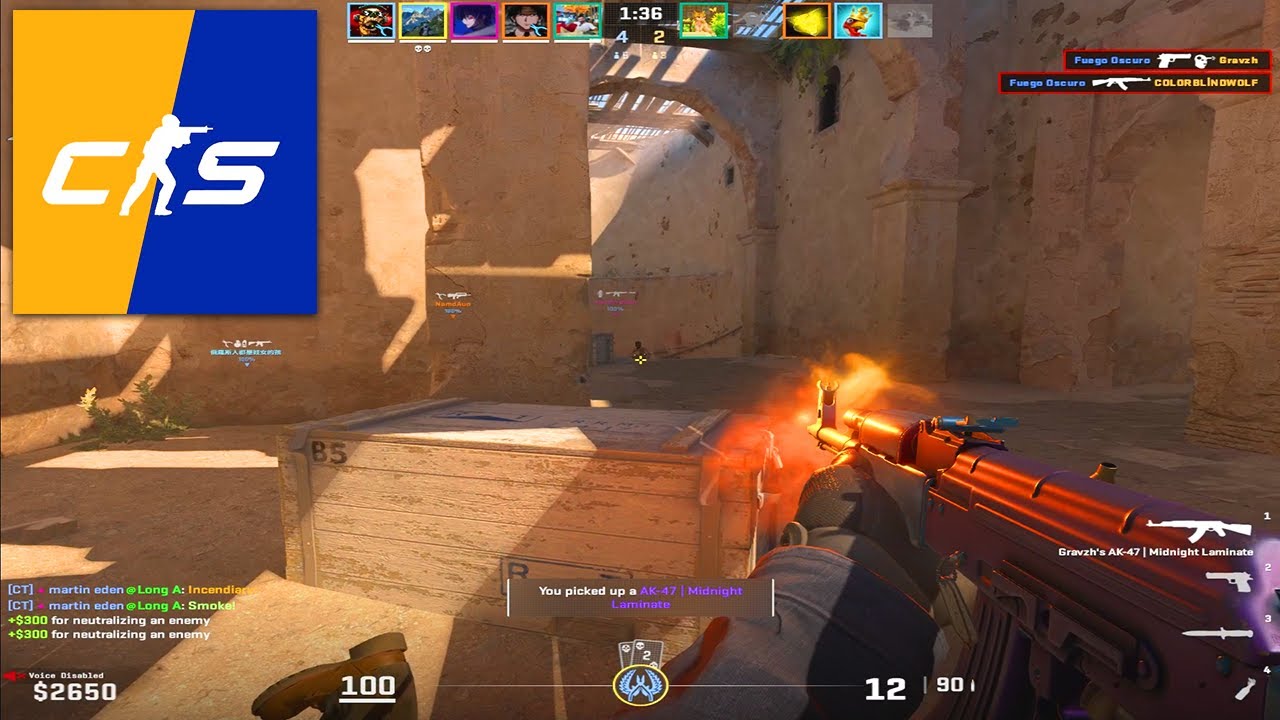Counter Strike 2 | Dust2 | No commentary | Full Match