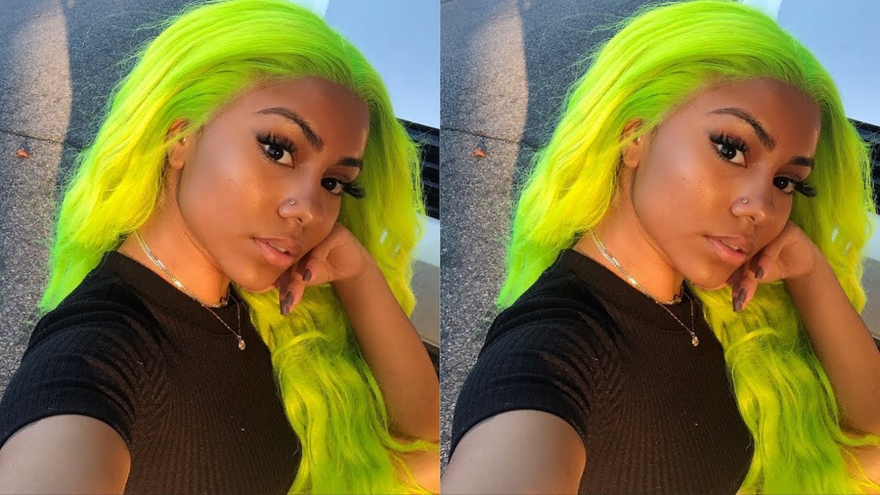 FROM BLONDE TO LIME GREEN ft.  ASTERIA HAIR