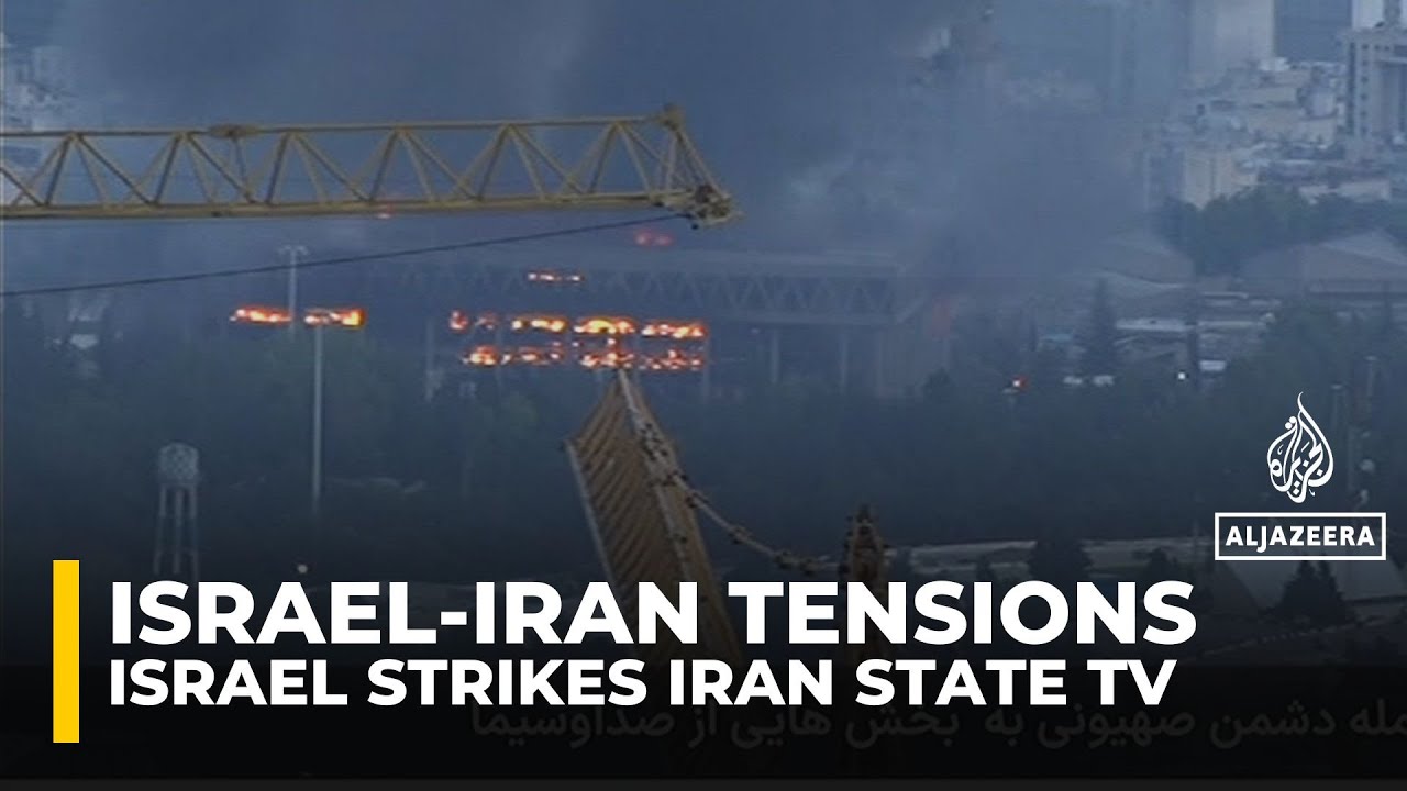 Israeli forces bombed the offices of Iran&rsquo;s state broadcaster IRIB in Tehran