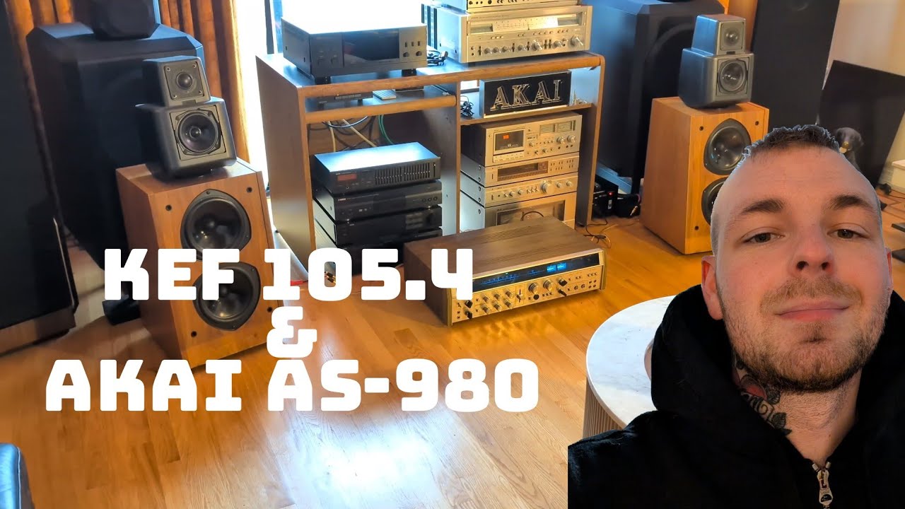 Kef 105.4 speakers and Akai AS-980 Quad receiver