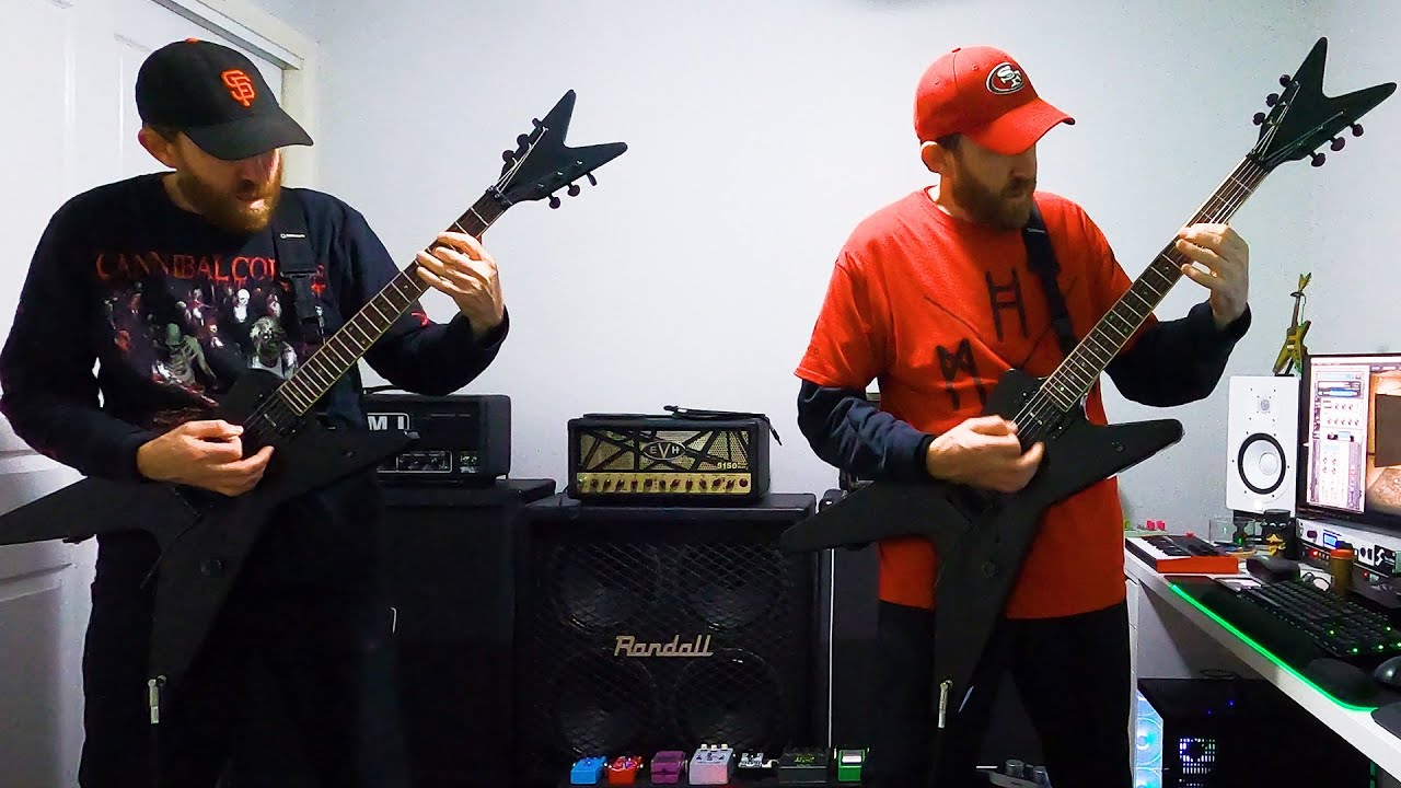 DEATH METAL TWINS HARMONY RIFFS BREAKDOWN