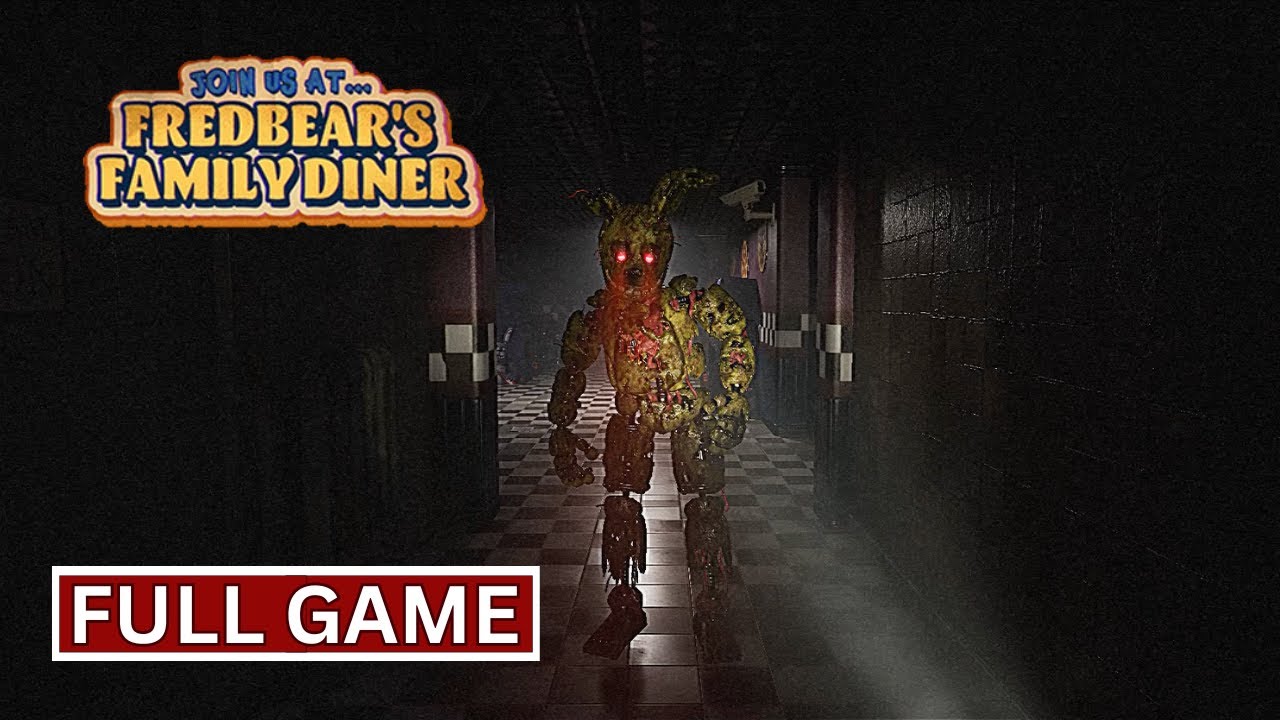 Five Nights At Fredbear's - FNaF Universe | Full Game | Walkthrough Gameplay No Commentary