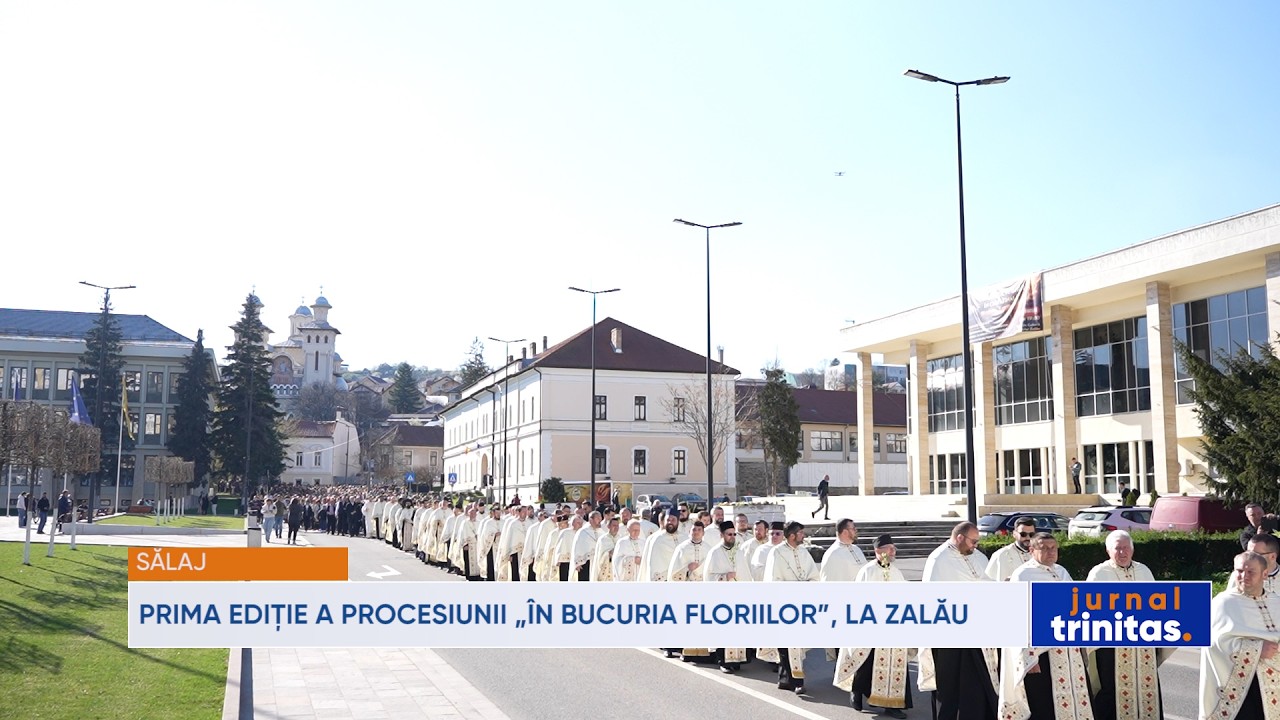 Prima ediție a procesiunii &bdquo;&Icirc;n bucuria Floriilor&rdquo;, la Zalău