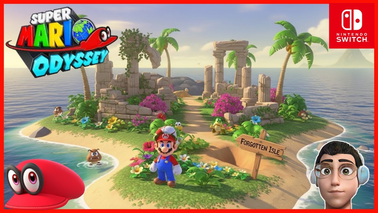 Super mario odissey - Ilha esquecida - 1080p 60FPS - R5 4600G C/Gráfico Intergrado Vega 7