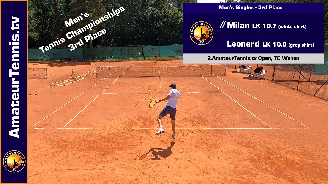 3rd Place | Amateur Tennis LK Tournament | Milan vs. Leonard | LK 10.7 vs 10.0 (NTRP 4.5)