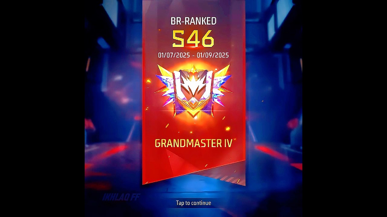 Grand Master BR New Rank Season 47 