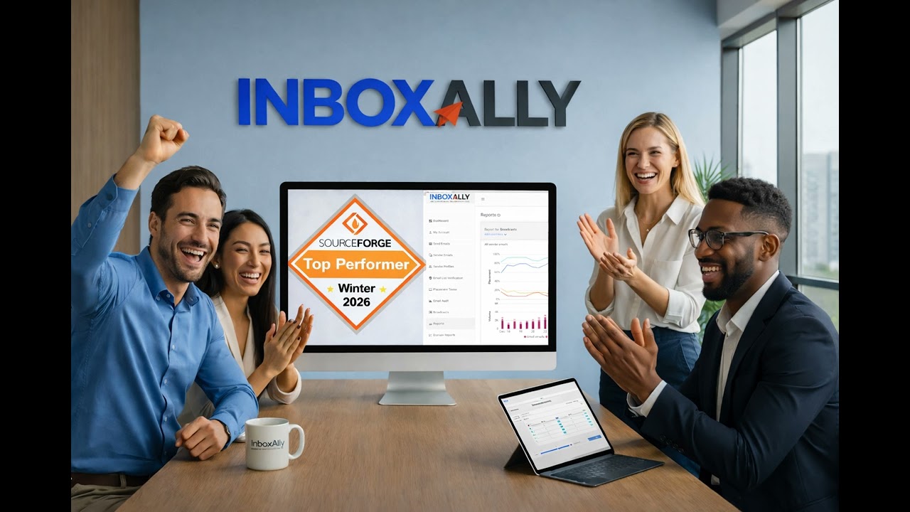 InboxAlly Wins the Winter 2026 Top Performer Award for Email Deliverability Software from SourceF...