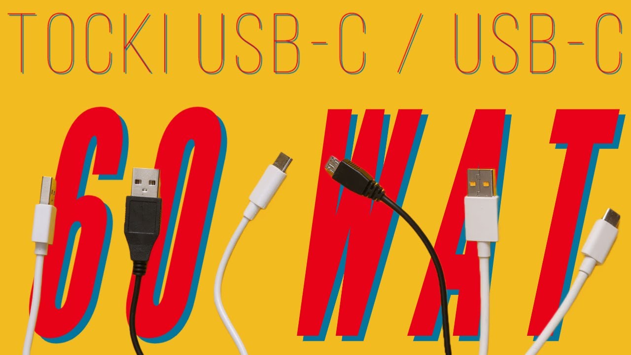 Przewód Toocki 60W USBC-USBC #TOOCKI #USB #60W