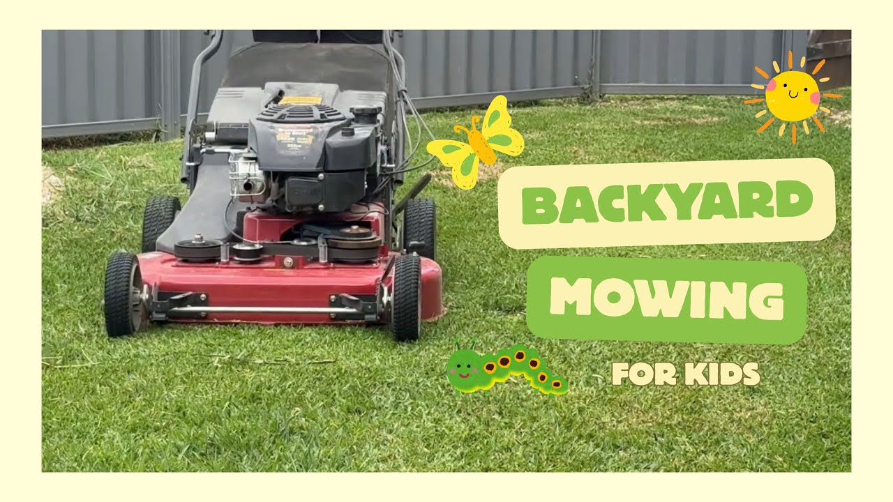 MOWING FOR KIDS | AUSTRALIAN MOWING | WHIPPER SNIPPING | LAWN MOWER | TRACTOR