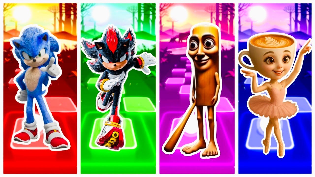 Tiles Hop Music Run 🎵 Sonic & Friends Jumping Game