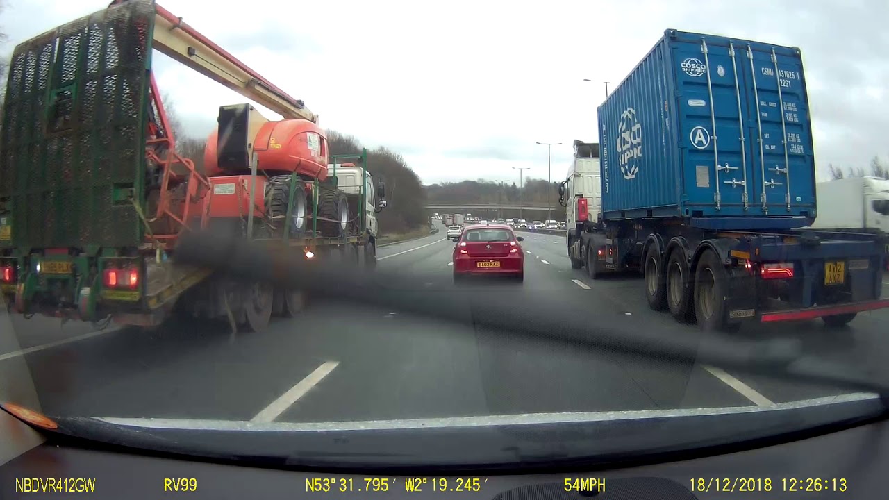 M60 J17 to J18 CW Dash Cam Car Crash