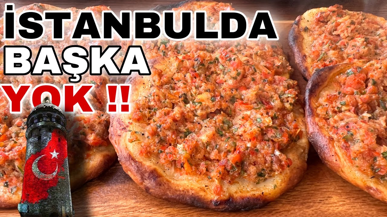 İstanbulun En Küçük Mini Lahmacunu | Mersin Tarsus Sokak Lezzetleri Fındık Lahmacun Tarifi