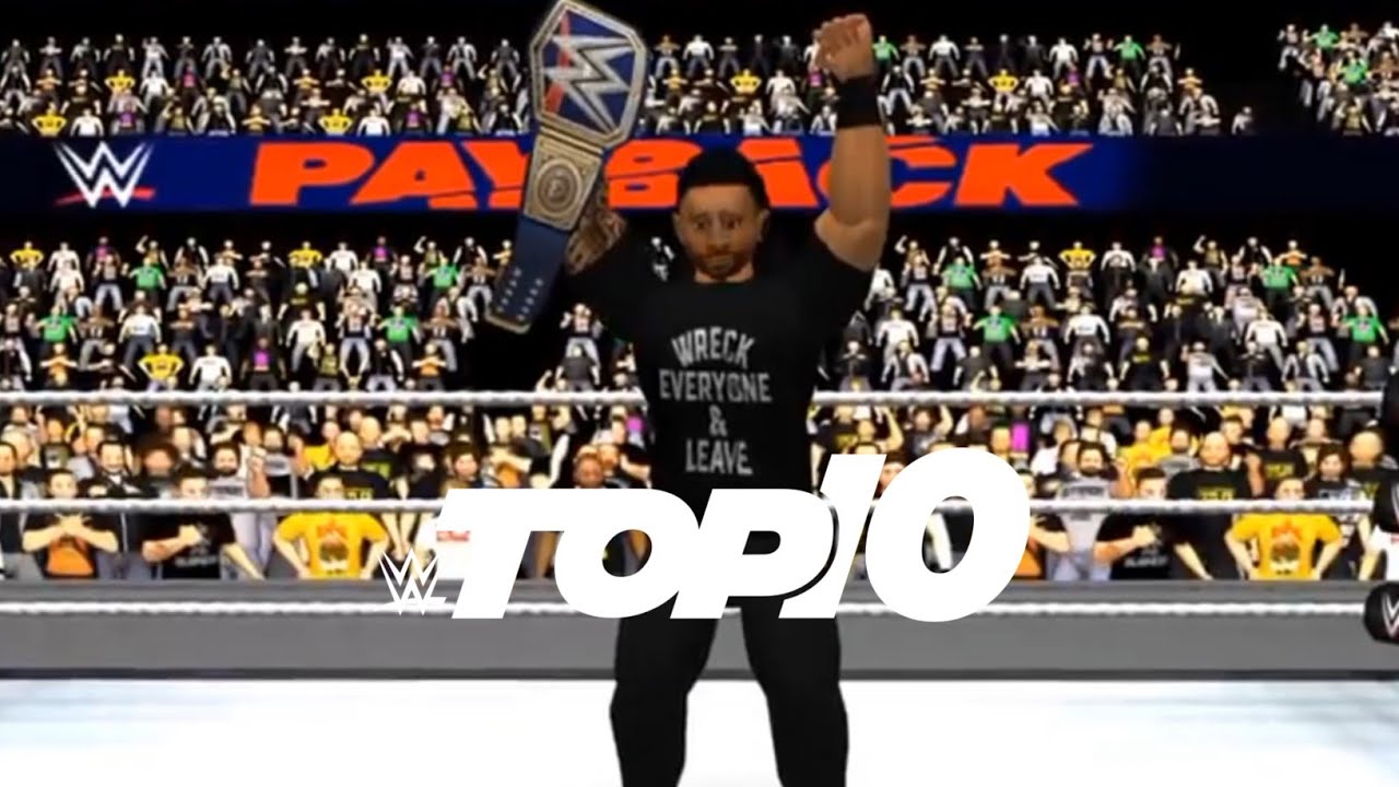 Roman Reigns best Moments WWE Top 10  2021 WR3D 2K 22.