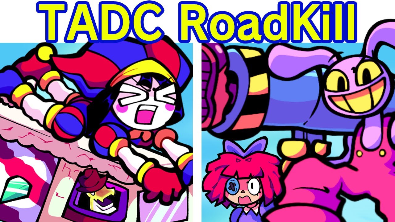 Pomni & Jax Roadkill | The Amazing Digital Circus Candy Carrier Chaos (FNF x TADC)