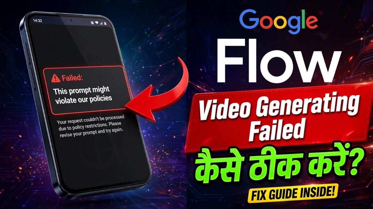 Google Flow Full Course 2026 | Google Flow AI Generation Failed| AI Video | google flow not working