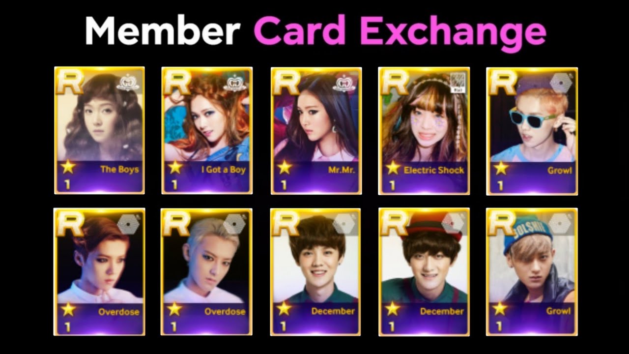 Superstar SMTOWN | Miracles in December happened with member card exchange ❄️ 📔