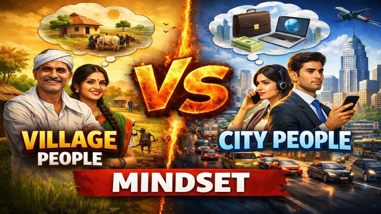 🏡 Village People vs 🏙️ City People Mindset | గ్రామం vs నగరం ఆలోచనా విధానం