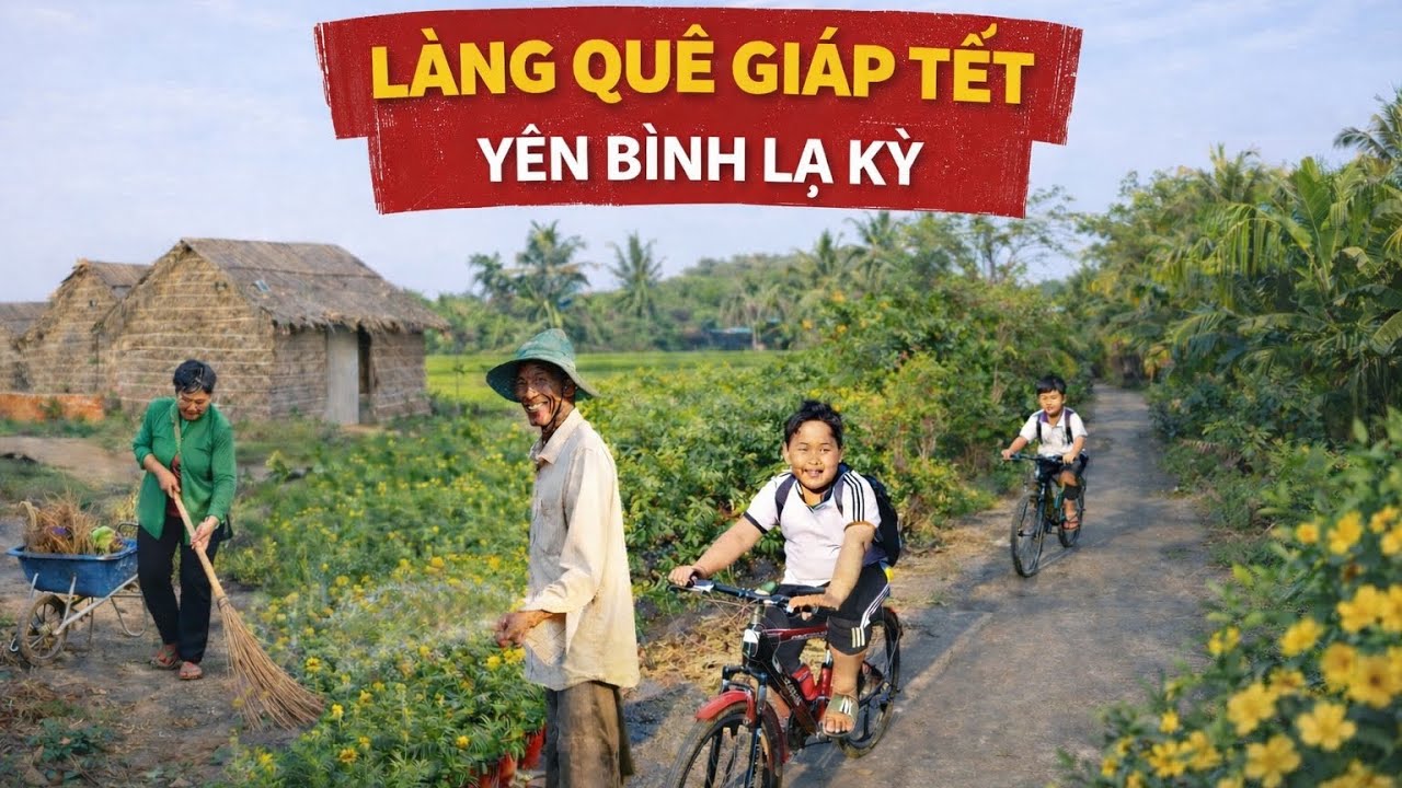 Không Ngờ Giữa Ruộng Chỉ Có 10 Ngôi Nhà, Mùa Tết Ở Đây Thế Nào?