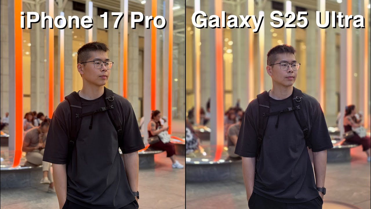 Сравнение камер iPhone 17 Pro и Galaxy S25 Ultra!