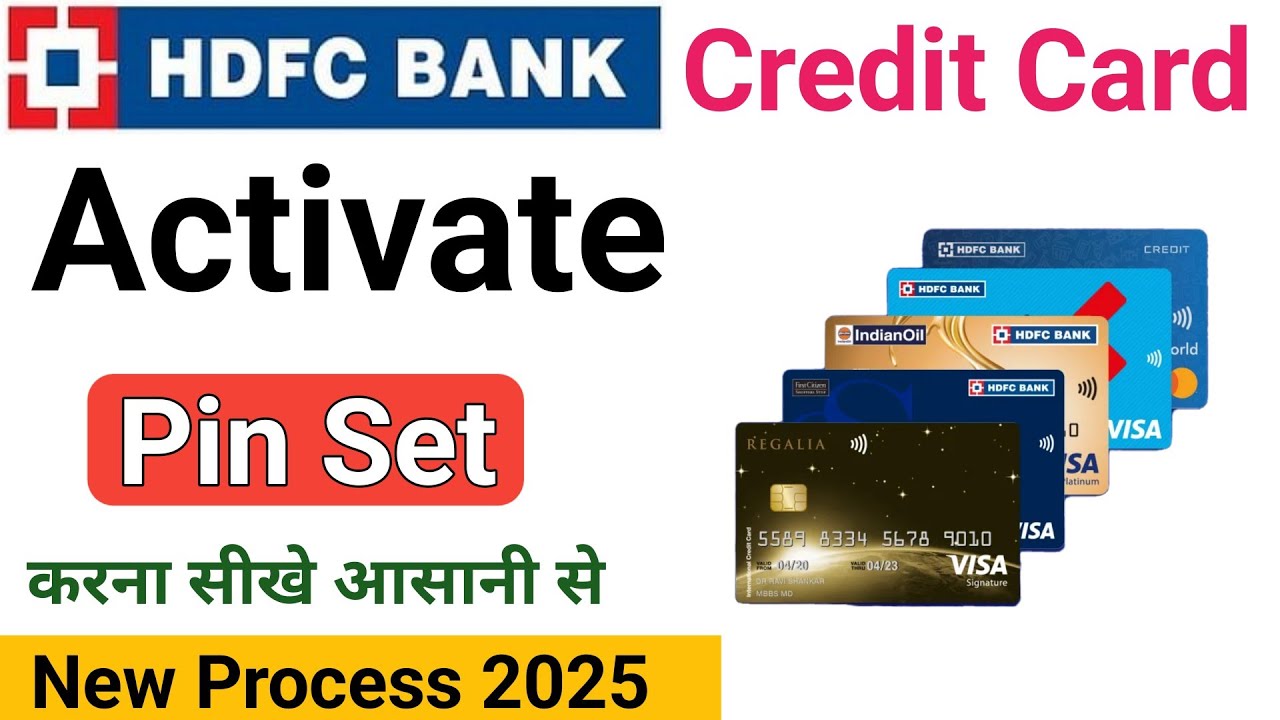 Hdfc Credit card Activation Process 2025 | Hdfc Credit Card Activate Kaise Kare Online | Hdfc Credit