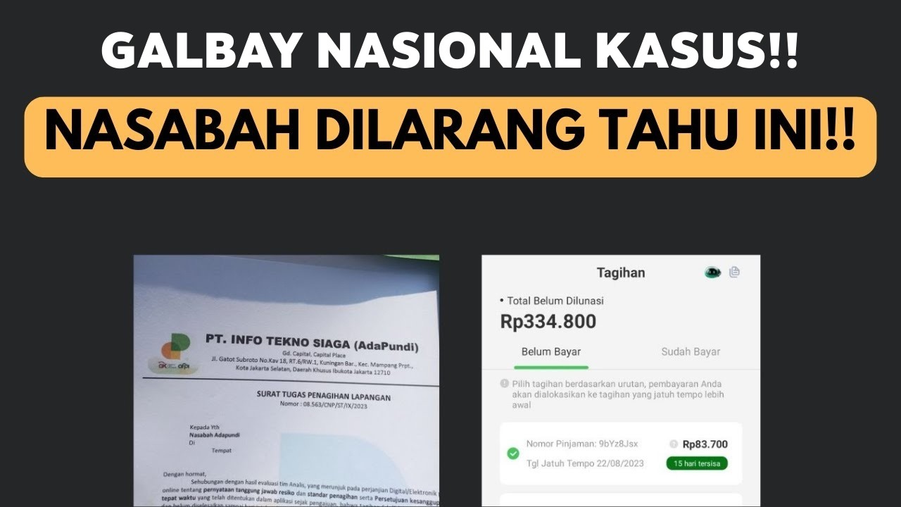 WADUH! GALBAY NASIONAL SUDAH ADA KONSEKUENSI HUKUMNYA!! INI KATA AHLINYA!
