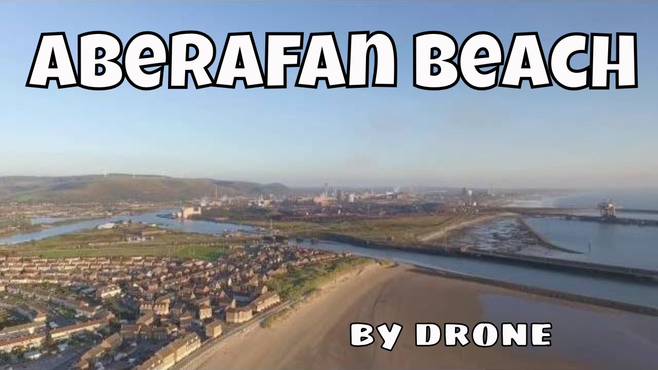Aberafan Beach by Drone