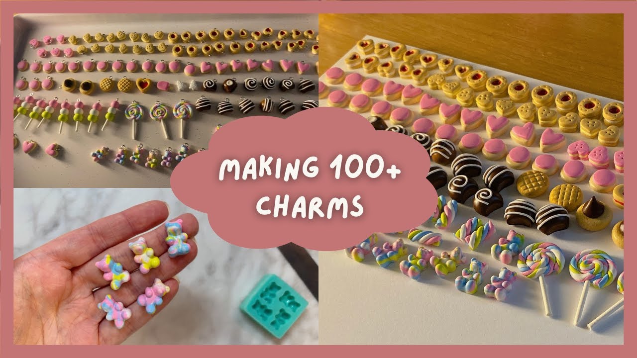 Watch Me Make Freebies for my Jewelry Shop! (Polymer Clay Process)