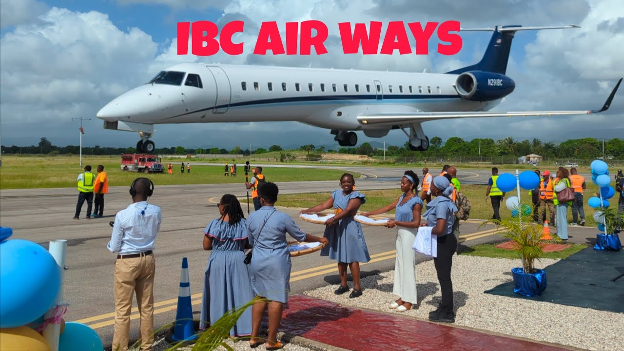 Gwo nouv&egrave;l pou okay :Premye v&ograve;l international la fet nan a&eacute;roport Antoine simon des cayes 