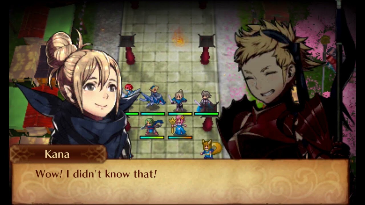 Fire Emblem Fates - Kana & Scarlet conversation - Hoshidan Festival of Bonds DLC