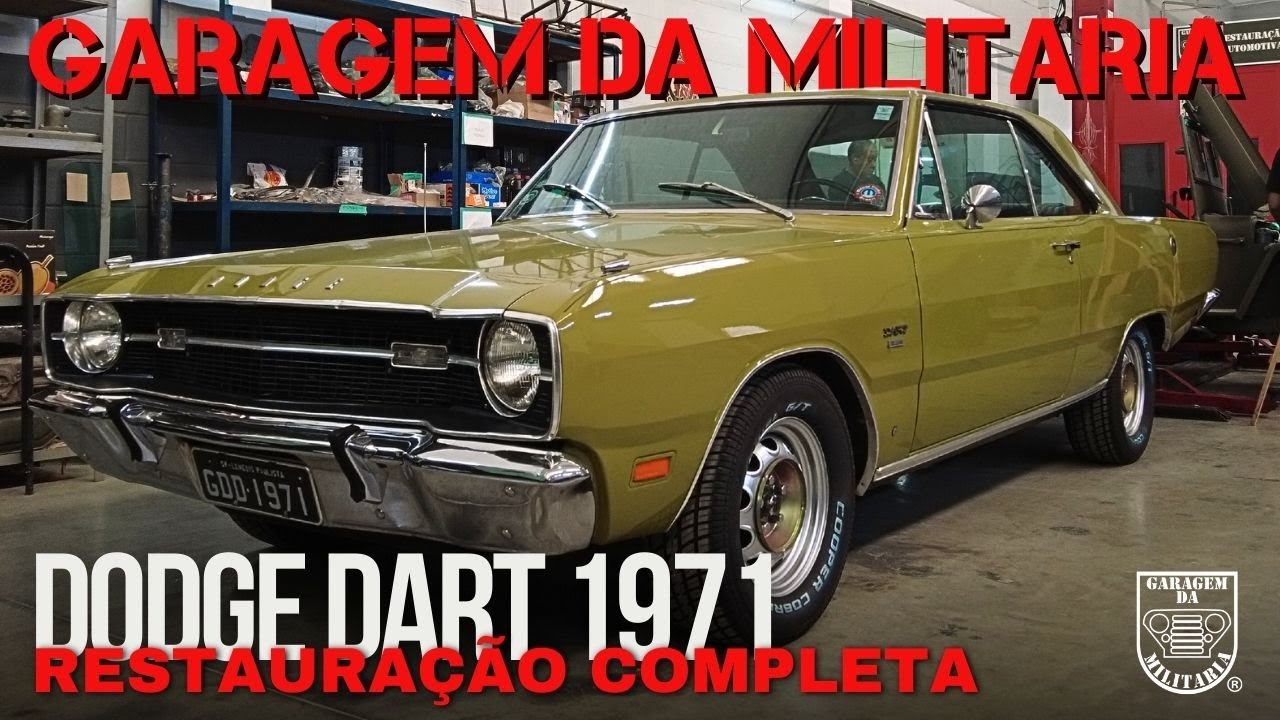 Um clássico renascendo: Dodge Dart 1971 em processo de restauração