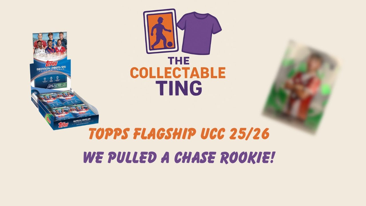 WE PULLED A CHASE ROOKIE CARD WORTH £150+ NEW TOPPS FLAGSHIP UCC 25/26