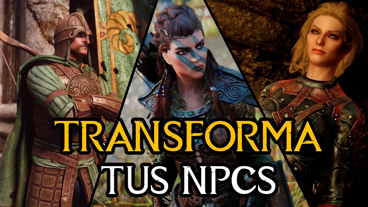 Transforma Los NPCs De Skyrim Con Estos 8 Increíbles Mods  || Skyrim Mods #88 #skyrim #skyrimmods