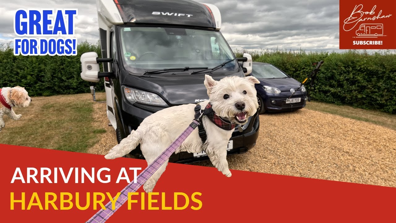 Arriving At Harbury Fields Caravan Park, Leamington Spa, Warwickshire