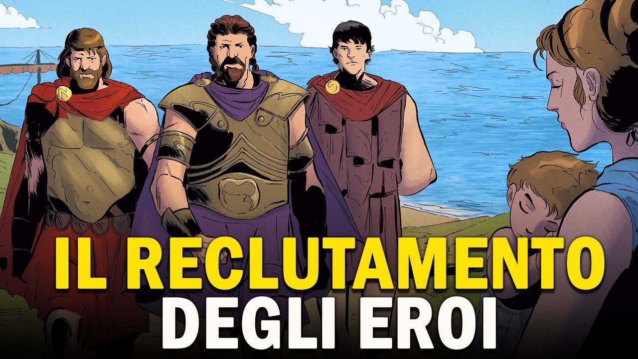 La Farsa degli Eroi: Il Trucco di Achille e Odisseo per Evitare la Guerra - Guerra di Troia #3