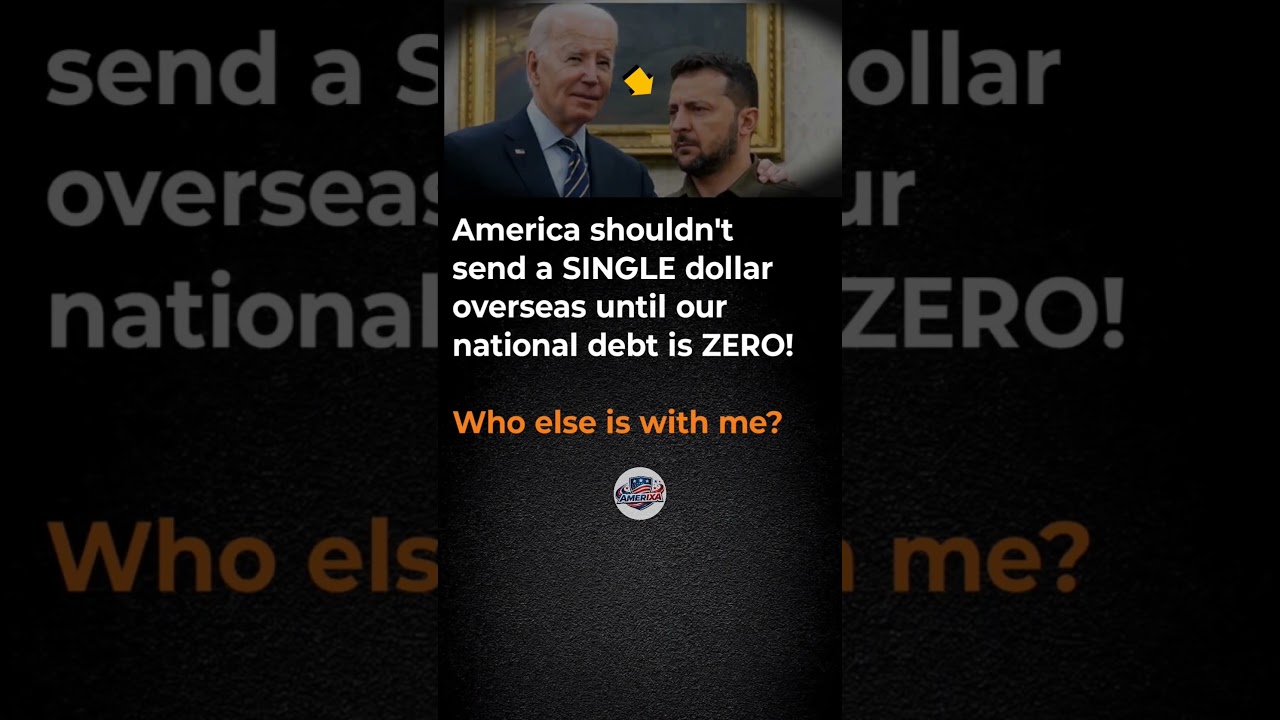 We are $36 trillion in debt, with interest payments..