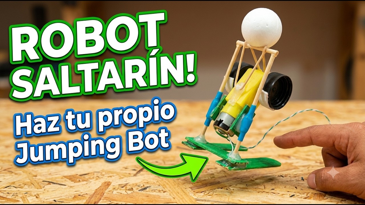Increíble Robot Saltarín Hecho en Casa