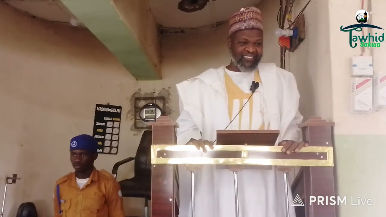 HUDUBAR JUMMA'A MAI TAKEN FALALAR AZUMI TARE DA MALLAM MUHAMMAD AHMED TIJANI SAKWA