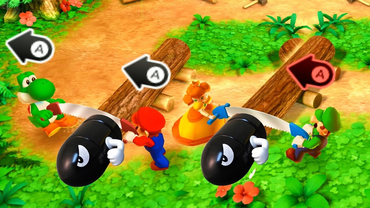 Mario Party The Top 100 - Yoshi vs Mario vs Luigi vs Daisy(Very Hard Difficulty)| Cartoons Mee