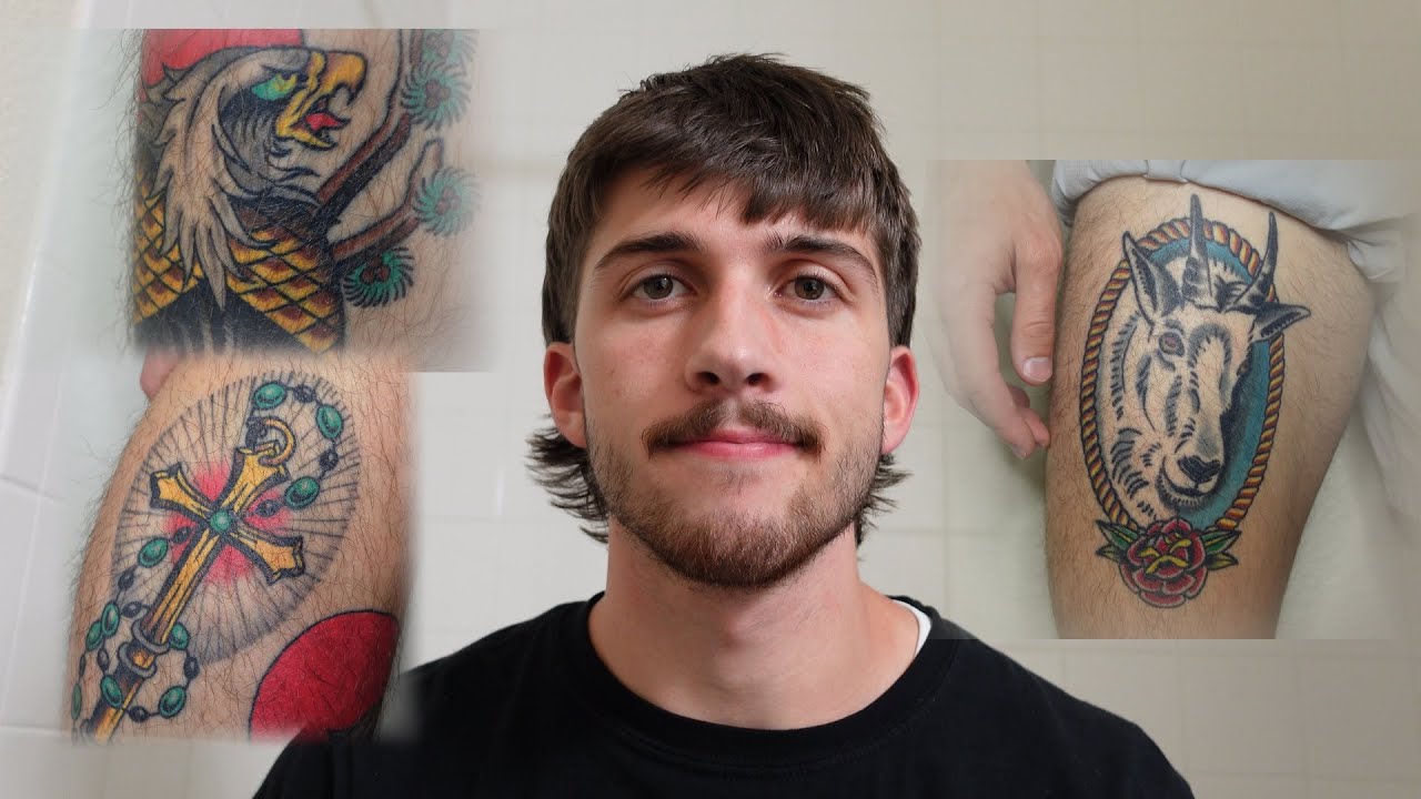 ASMR Tattoo Tour | Tracing, Tattoo Advice & Pain Relief | Relaxing Personal Attention