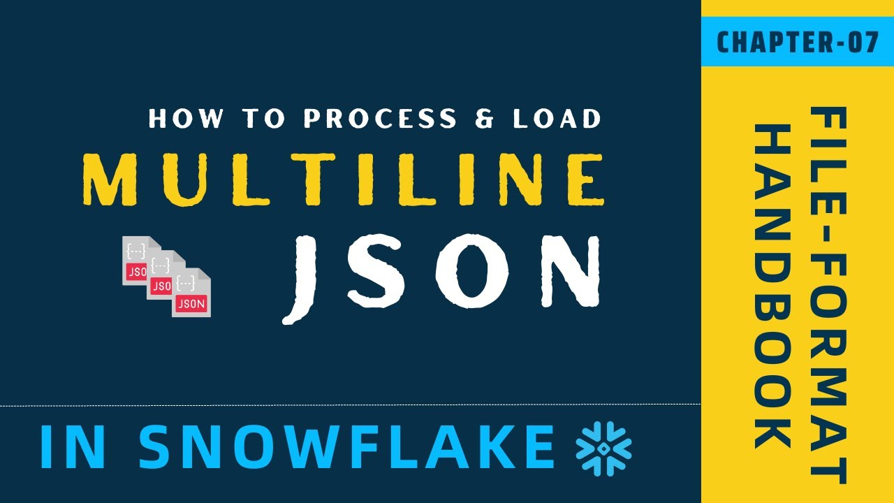 Более быстрая многострочная обработка JSON с использованием формата файла JSON в Snowflake