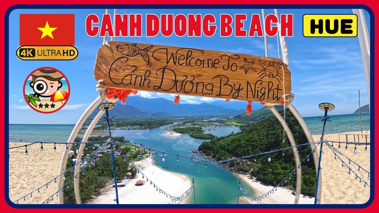Canh Duong Beach HUE VIETNAM 🇻🇳 4K Walking Tour 4K Beach Walk