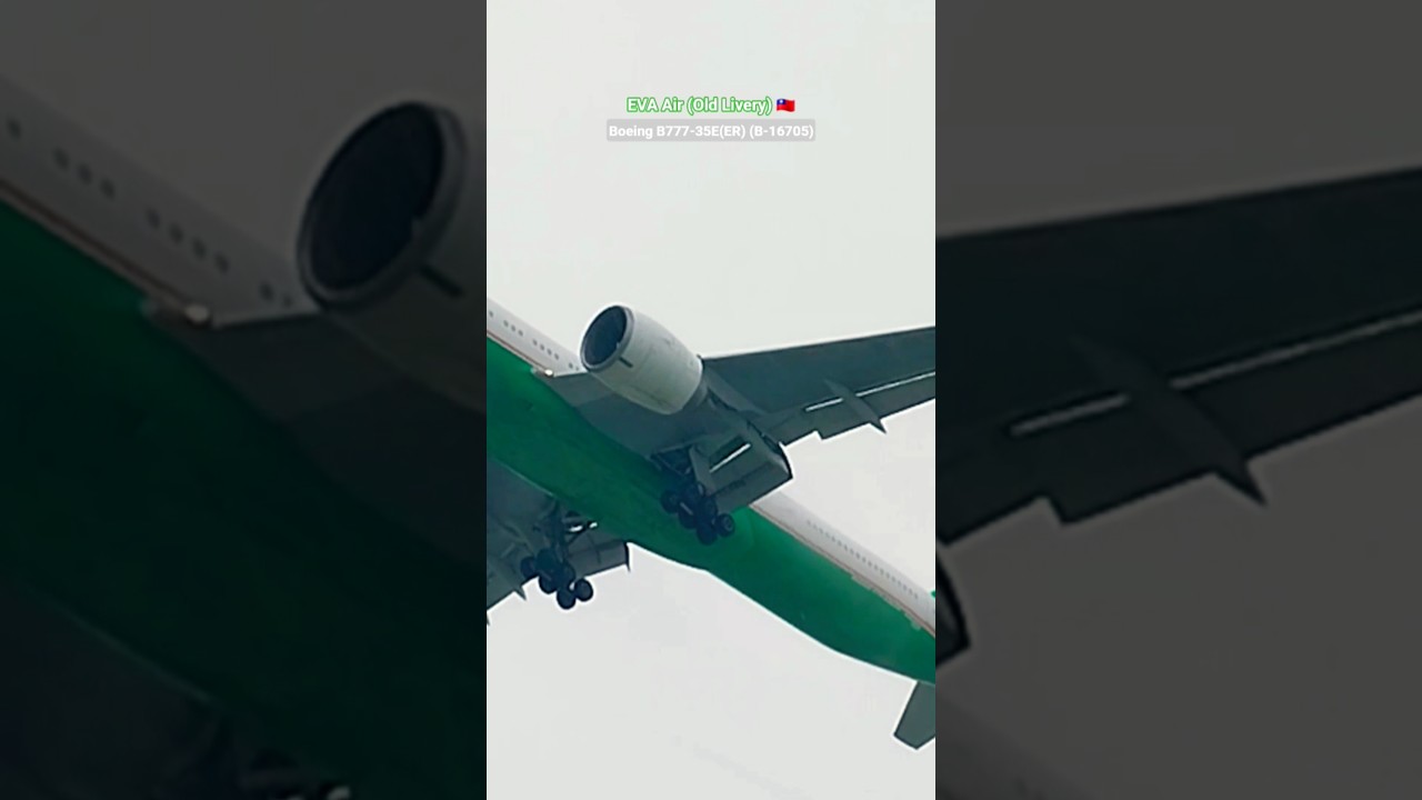 #evaair #boeing #b777 #landing #tansonnhat #planespotter #aviation #avgeek #shorts